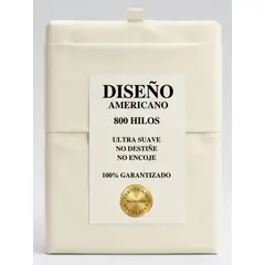 GENERICO - Sabana algodon 2p liso color + funda de almohada