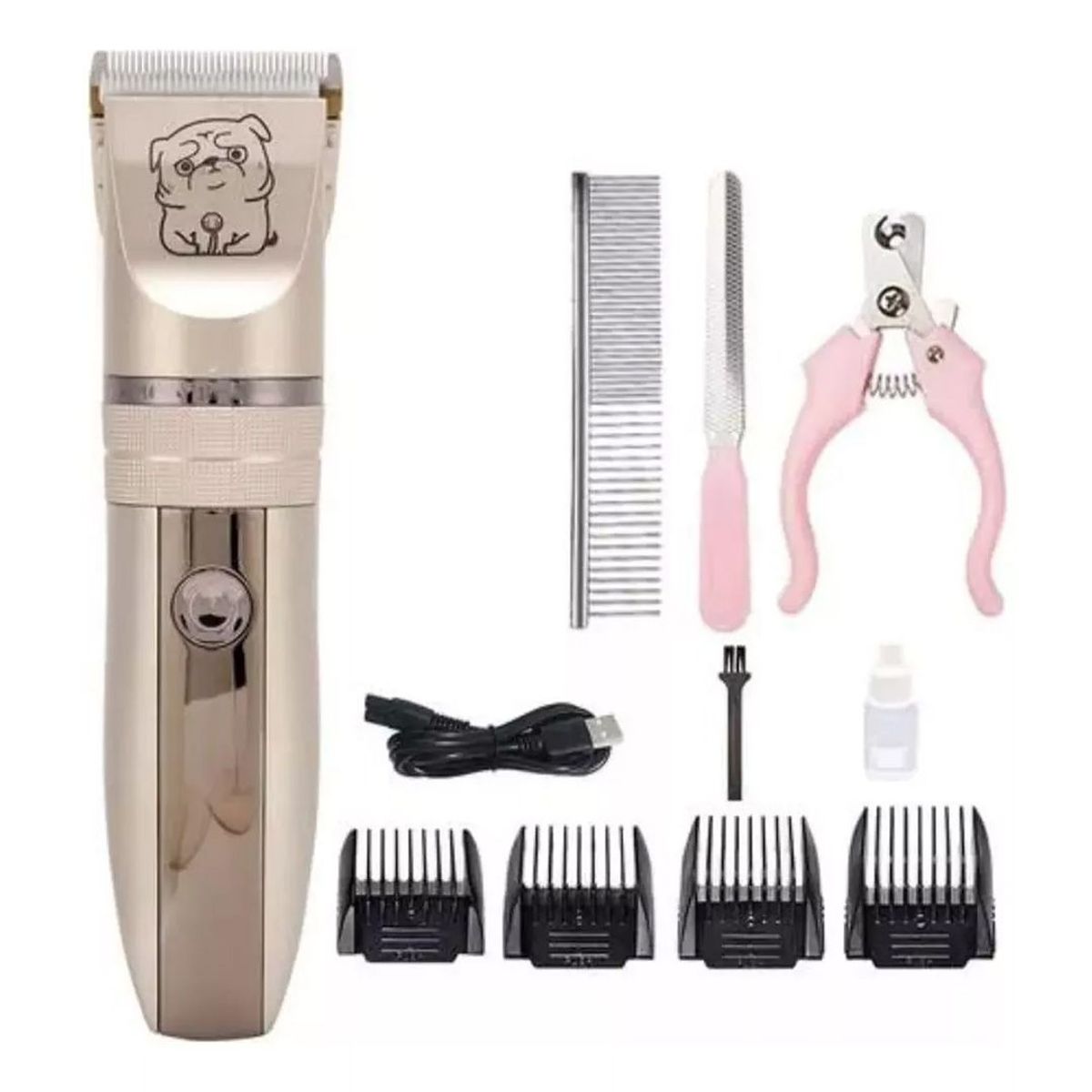 GENERICO - Maquina De Cortar Pelo Mascotas Suave Silenciosa