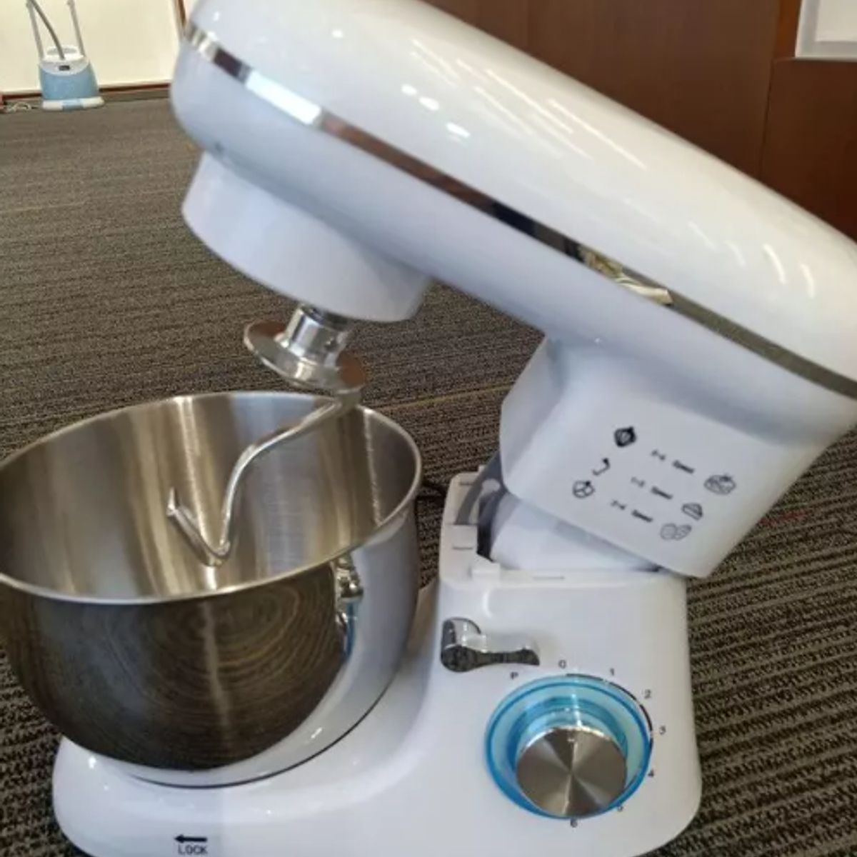 GENERICO - Batidora Planetaria blanca  Raf 5.5l RAF 6 Velocidades