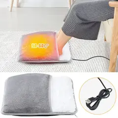 MOVI - Calienta Pies USB con Felpa Térmica, calor inmediato y diseño cómodo y portátil