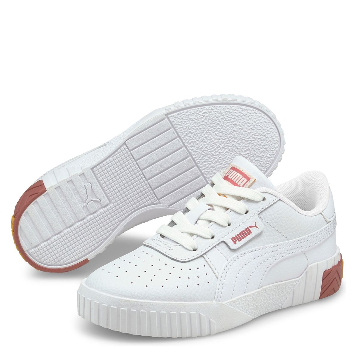 PUMA - Cali PS Zapatilla Urbana Niña Blanca
