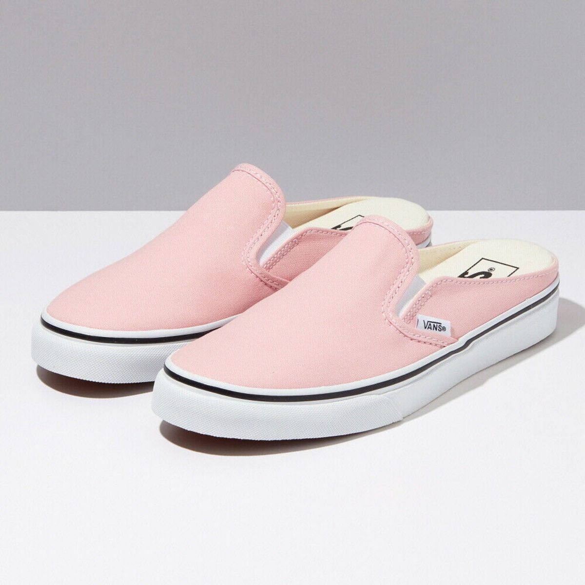 VANS - Vans Classic Slip-On Mule Powder Pink/Truw White Zapatilla Urbana Mujer Rosado