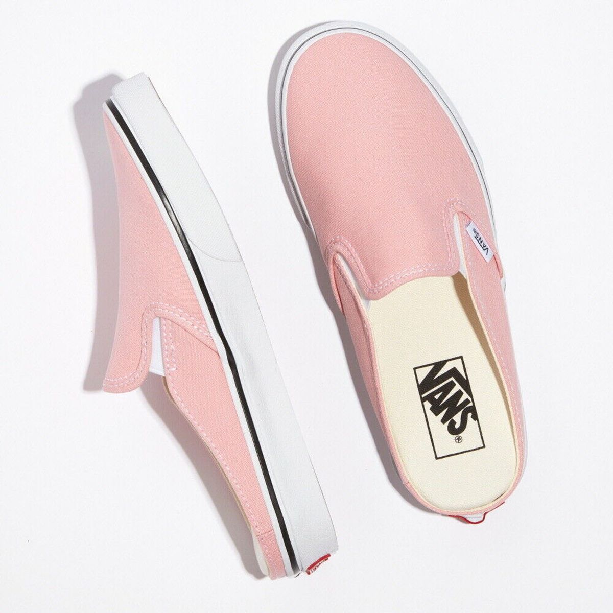 VANS - Vans Classic Slip-On Mule Powder Pink/Truw White Zapatilla Urbana Mujer Rosado