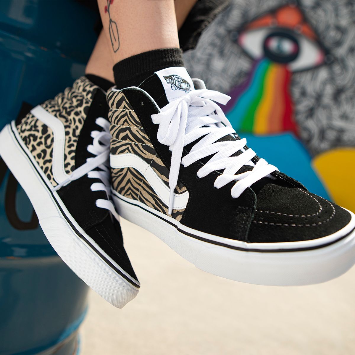 VANS - Safari Multi Suede SK8-Hi Zapatilla Urbana Mujer