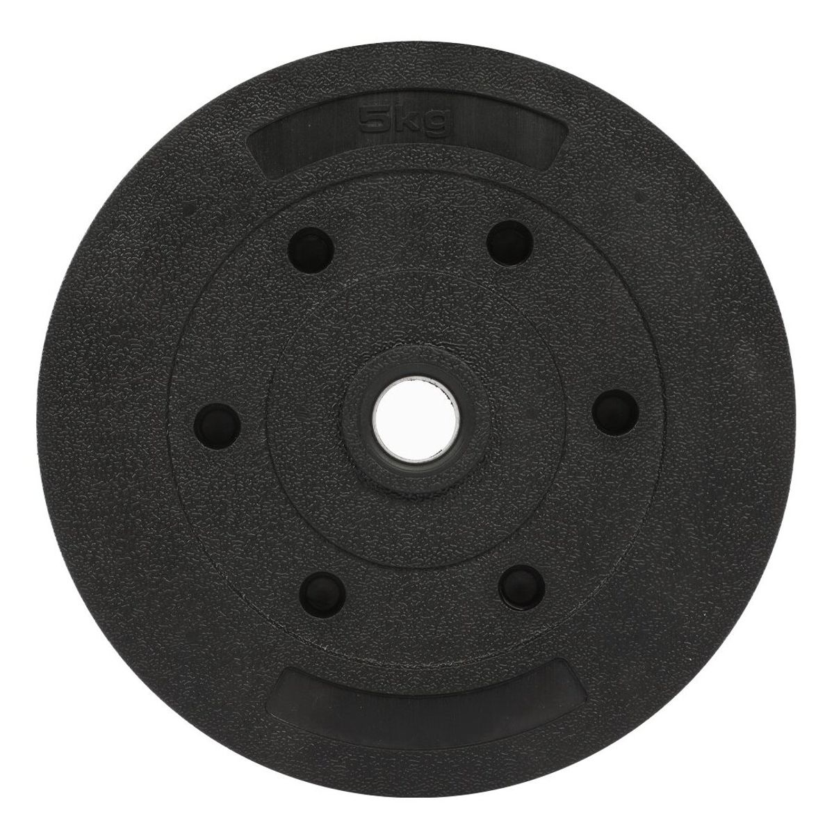 ATLETIS - Disco de Cemento 5 Kg para Barra PVC Negro