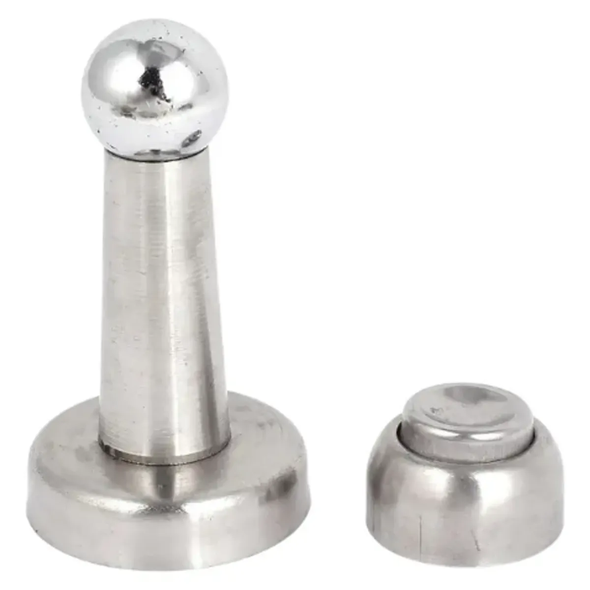 GENERICO - Tope Magnético de Puerta Cheng Tao XL-8454 Plateado Brillante Acero
