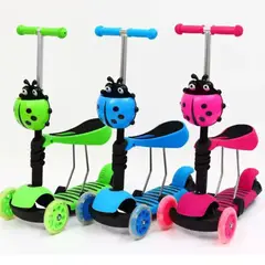 GENERICO - Monopatín Scooter Tipo Chinita 3 en 1