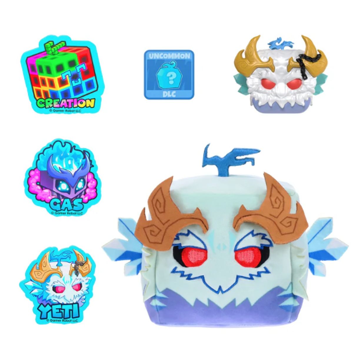 ROBLOX - Peluche Blox Fruits Yeti Figura Stickers Y Código De Series 3