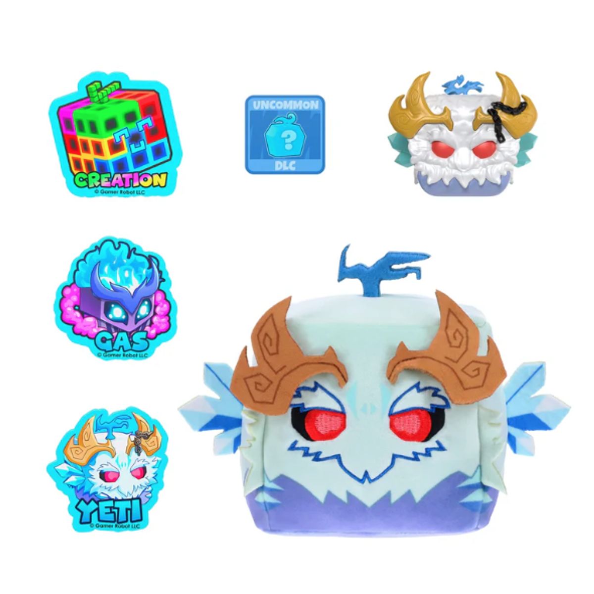 ROBLOX - Peluche Blox Fruits Yeti Figura Stickers Y Código De Series 3