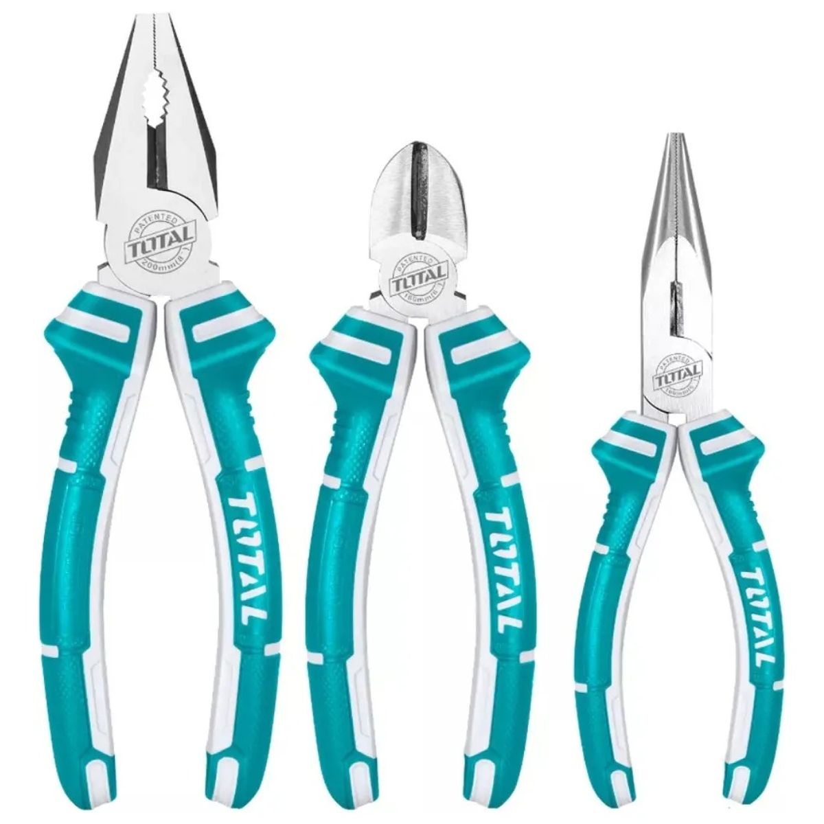 TOTAL - Set De 3 Alicates Universal Combinado Total Tools Tht1k0301