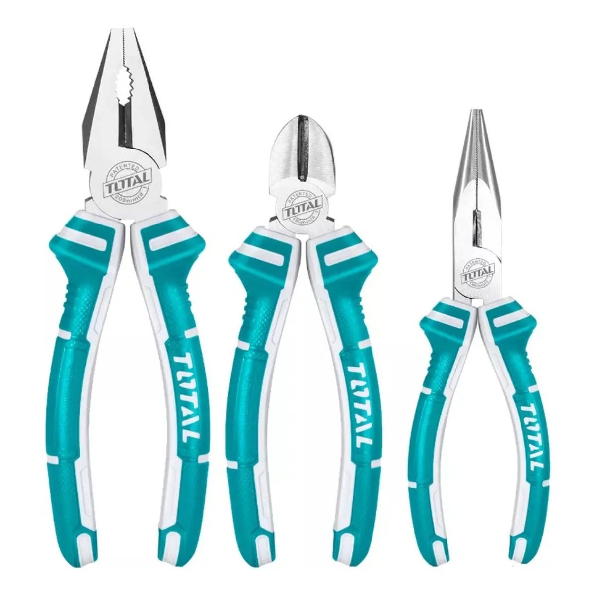 TOTAL - Set De 3 Alicates Universal Combinado Total Tools Tht1k0301