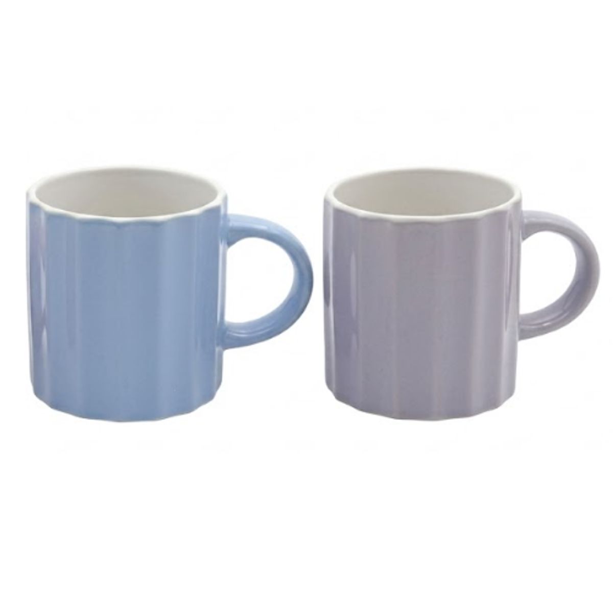 GENERICO - Taza de Cerámica Premium Relieve Vertical 360ml