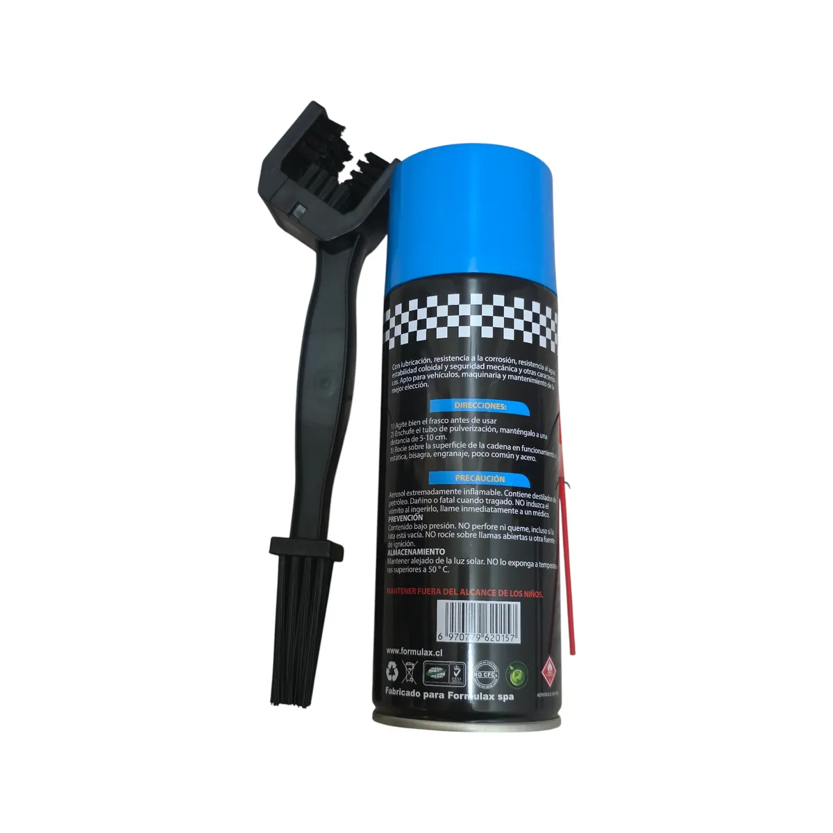 GENERICO - Lubricante de cadena + cepillo