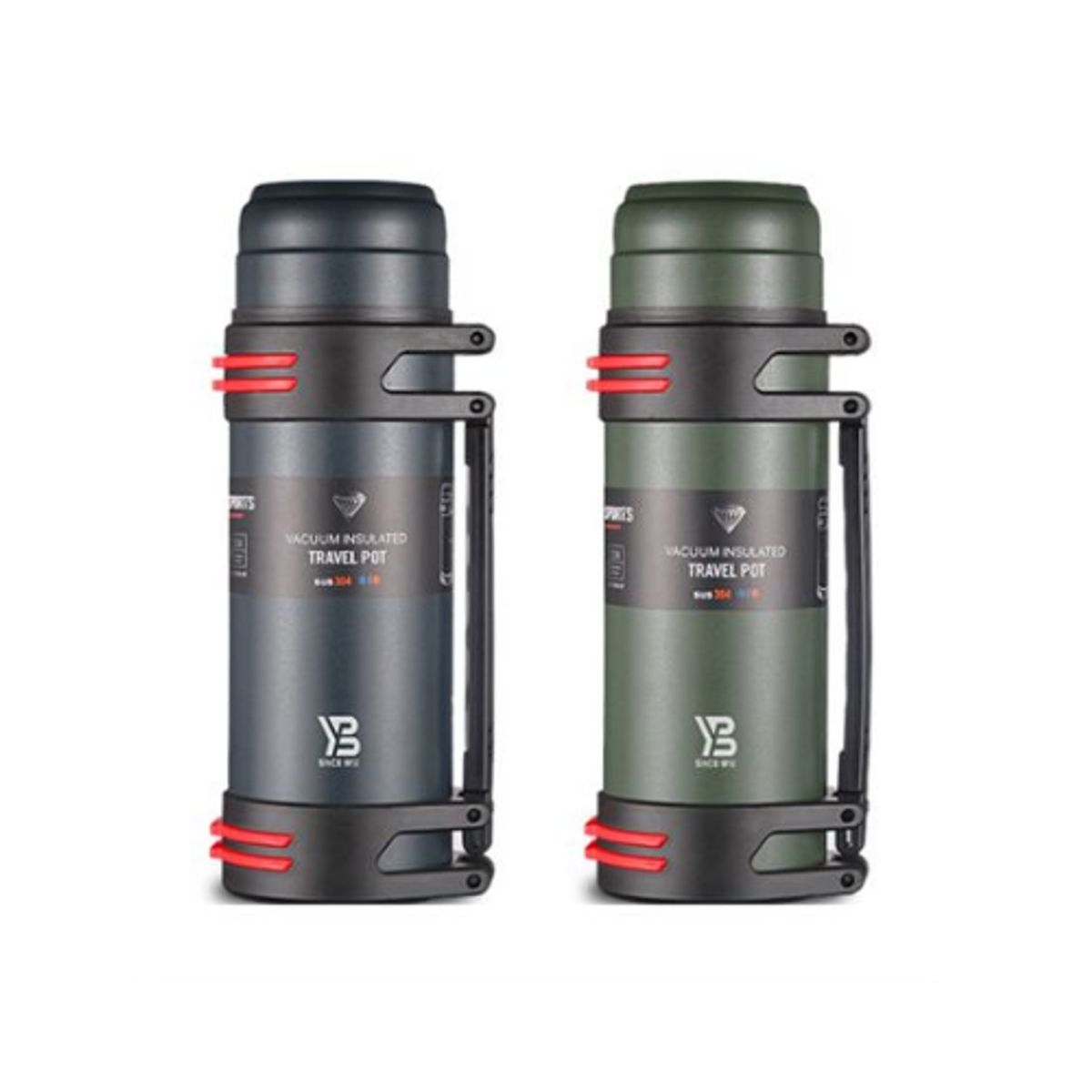 GENERICO - Termo Viajero De  Acero Inoxidable- Alto Rendimiento-Botella Térmica