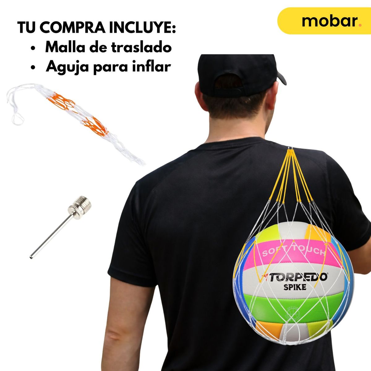 TORPEDO - Pelota Voleibol Soft Touch Spike N°5 Volley Torpedo Indoor  Outdoor