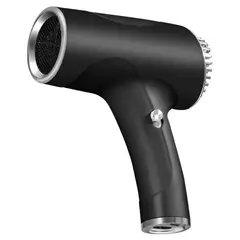 TIOZONEY - Secador de pelo portátil inalámbrico multifuncional - Negro