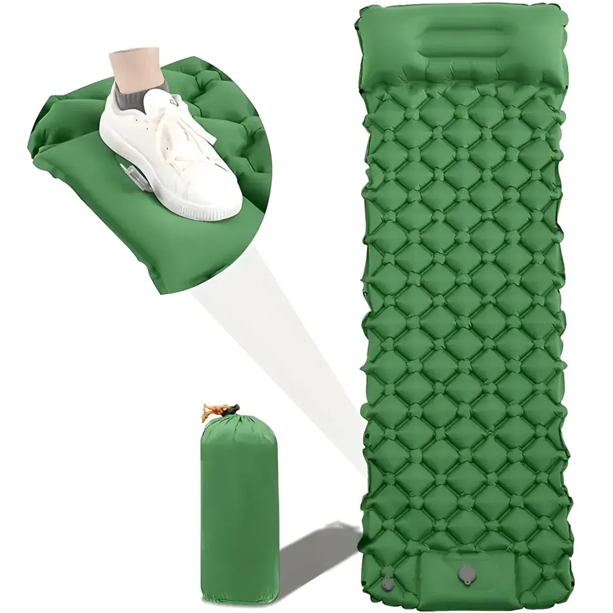 GENERICO - Colchoneta Inflable Plegable Paraacampada Y Senderismo