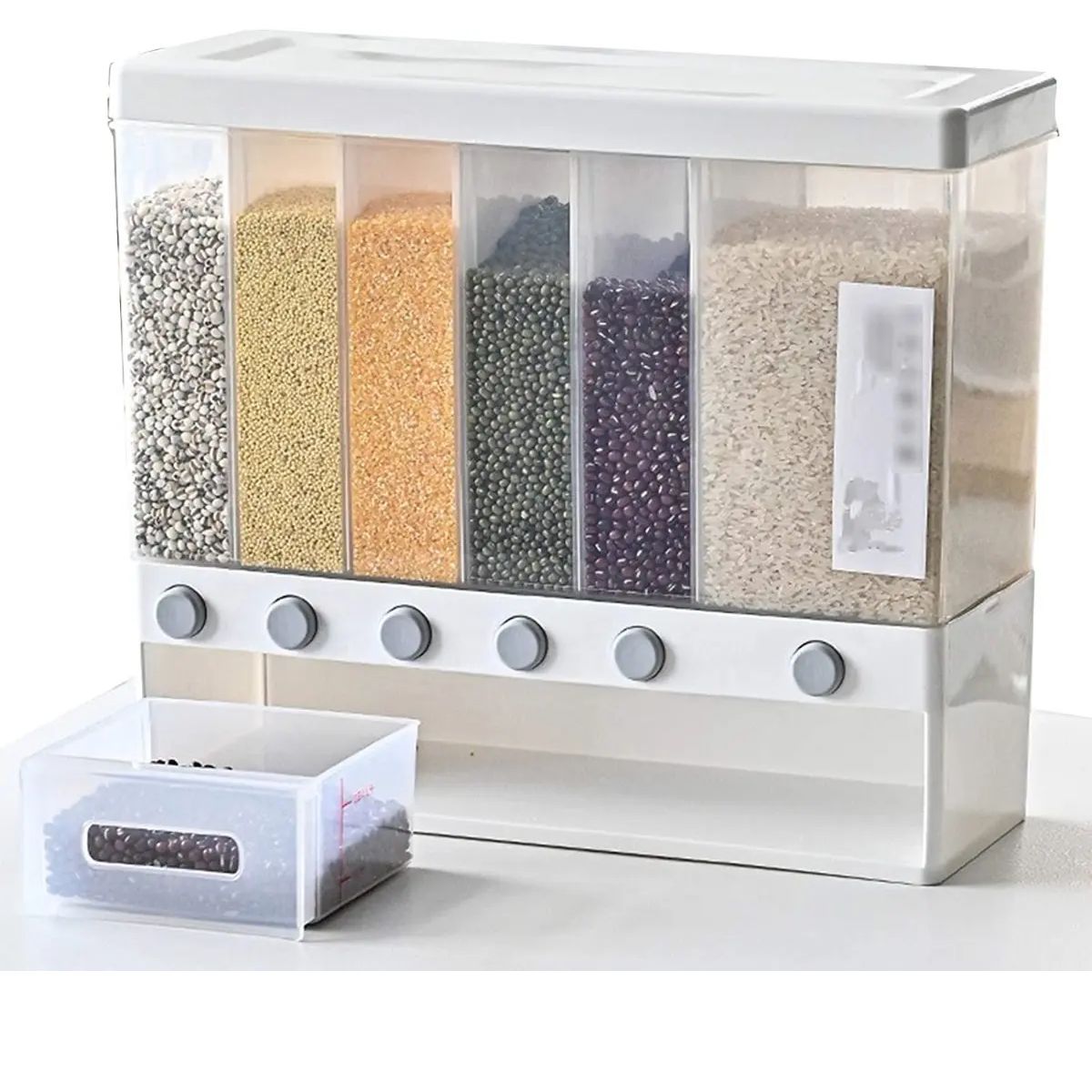 GENERICO - Dispensador Múltiple De Mesa Cereal Granos Frutos Secos