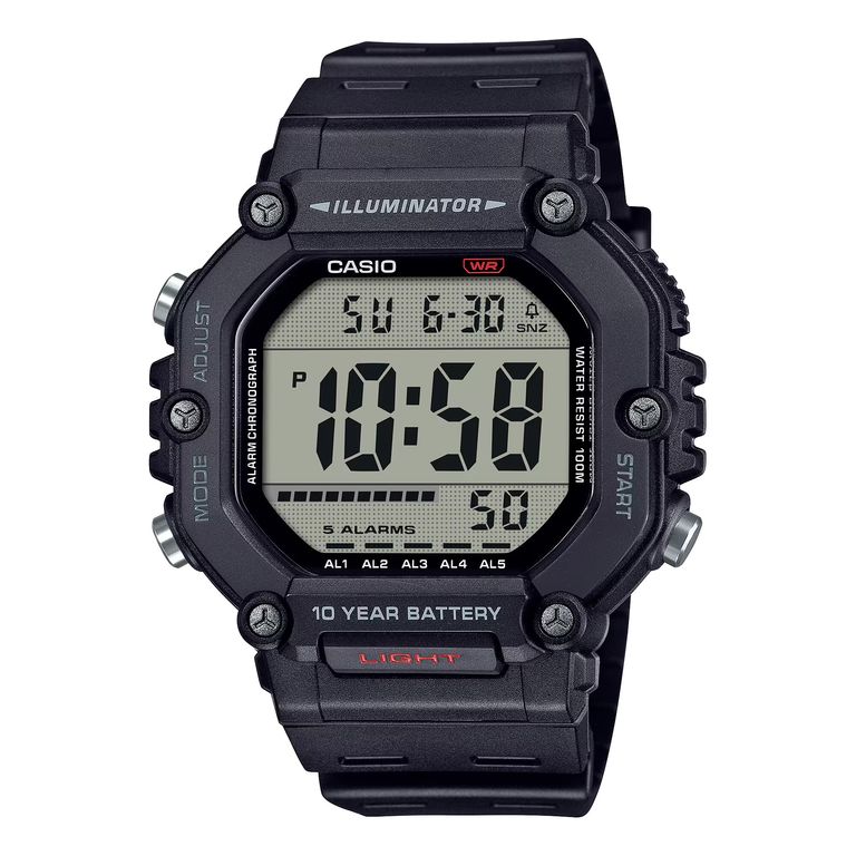 Reloj AE-1600H-1A AE1600H1A Hombre Digital Resina Deportivo Negro TALLA UNICA