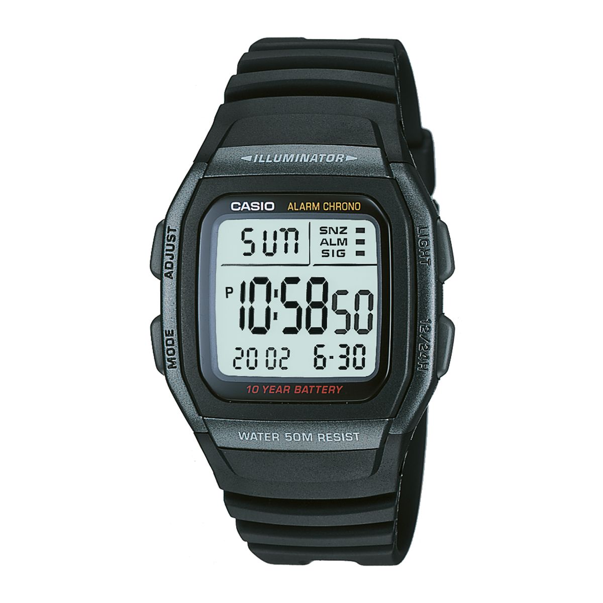 CASIO - Reloj Casio W-96H-1B