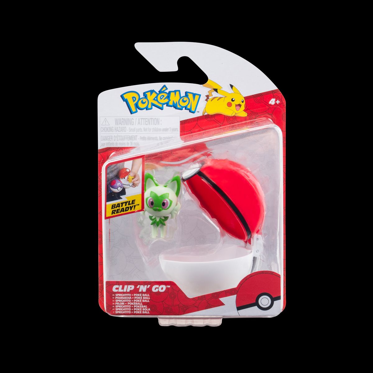 POKEMON - Pokemon Clip on Go Sprigatito Pokemon.
