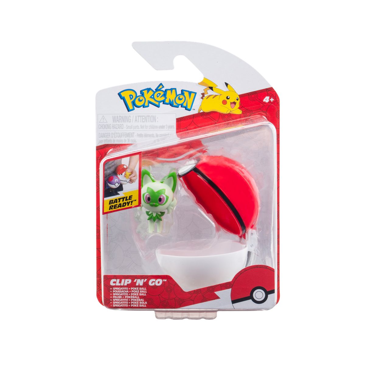 POKEMON - Pokemon Clip on Go Sprigatito Pokemon.