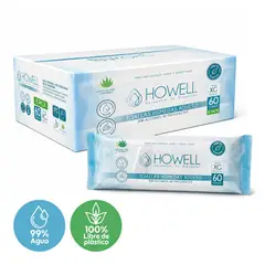 HOWELL - Toallas Humedas Adultos Hipoalergenicas 480 Unidades
