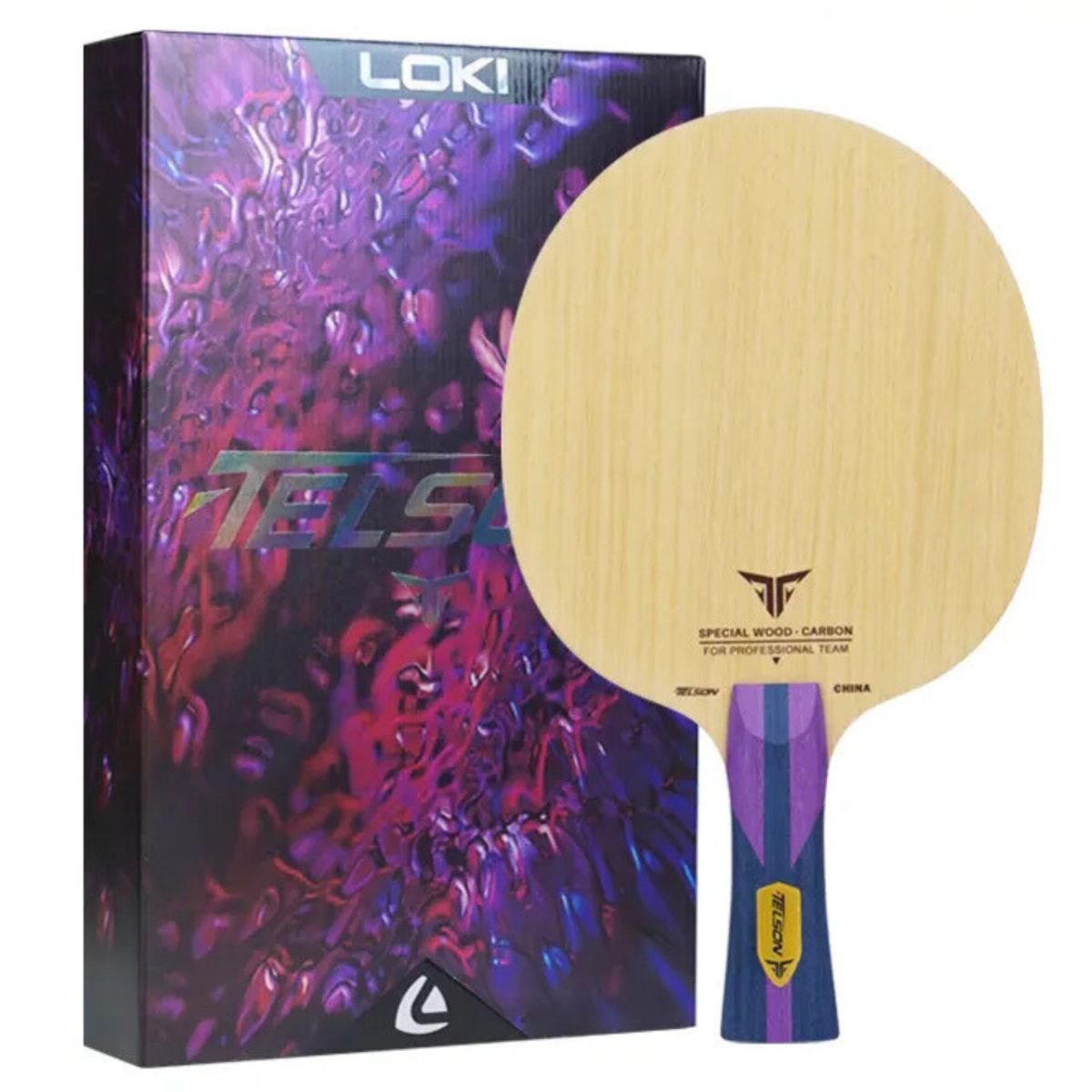 LOKI - Loki Madero Profesional Tenis de Mesa 7 Capas Telson China