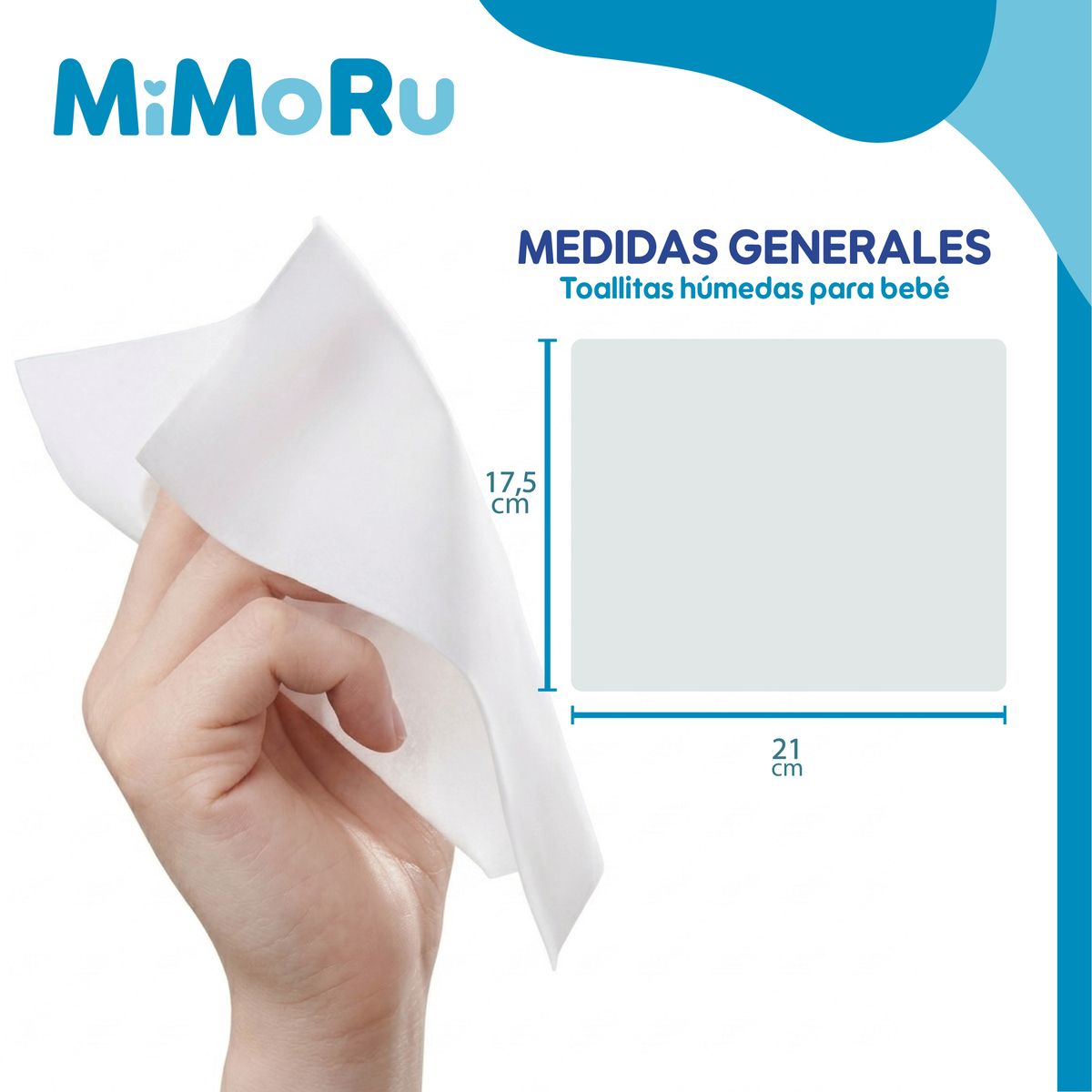 MIMORU - Toallitas Humedas Mimoru Bebe 720 Unidades Wipes 99% Agua.