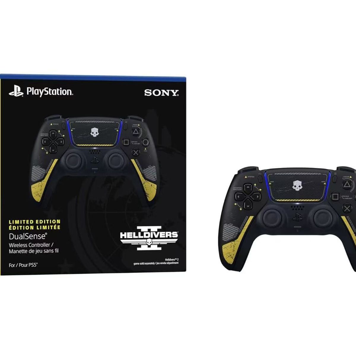 SONY - Control Inalámbrico DualSense PlayStation 5 Helldivers Reacondicionado