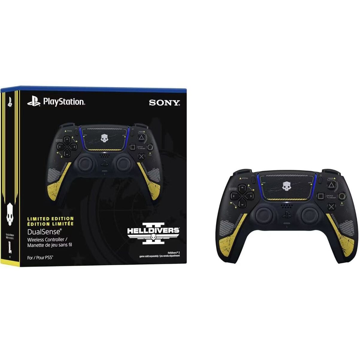 SONY - Control Inalámbrico DualSense PlayStation 5 Helldivers Reacondicionado