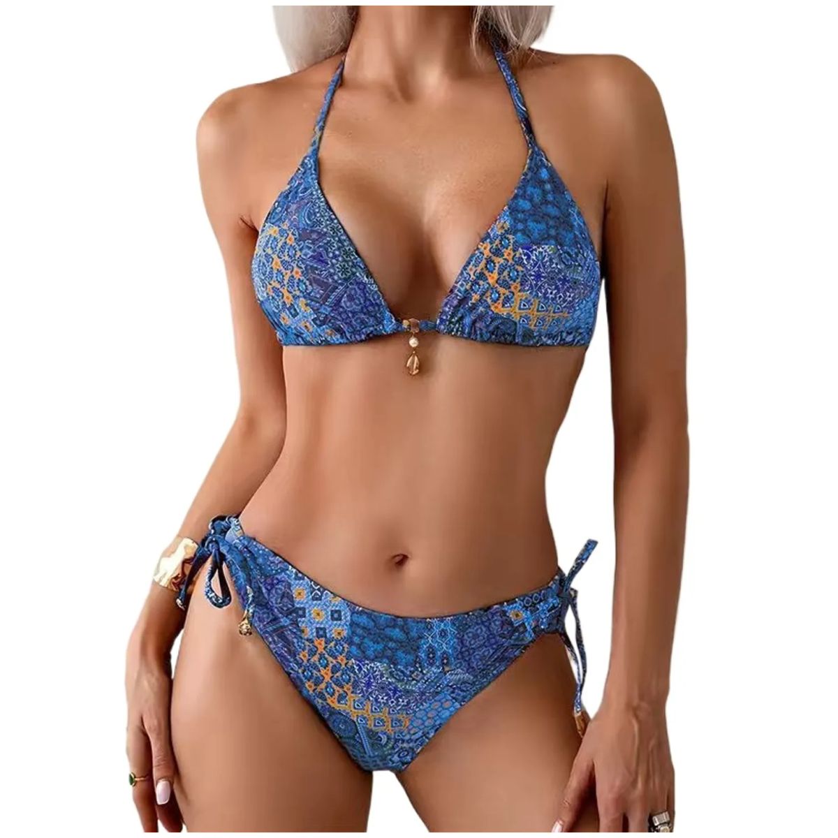 TIOZONEY - Traje de baño y bikinis - Azul