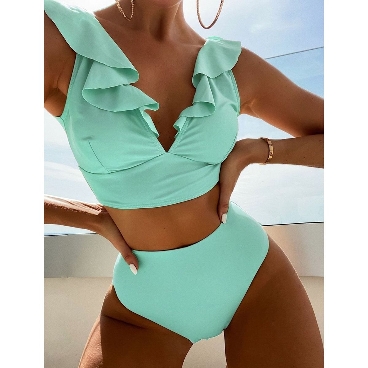 TIOZONEY - Traje de Baño para Mujer
