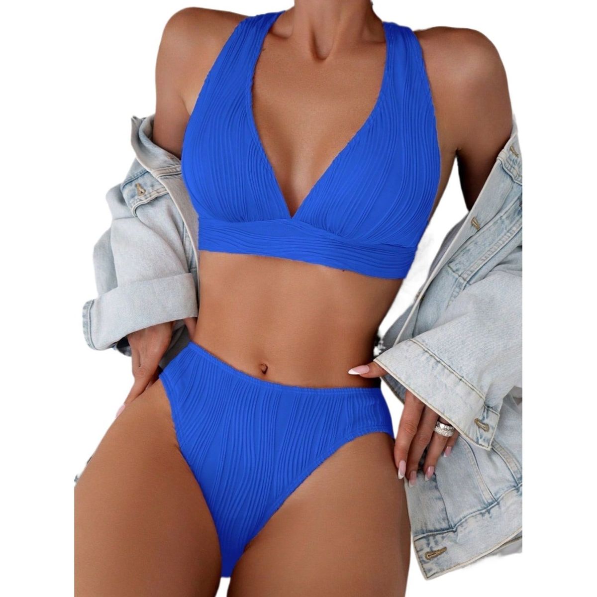 TIOZONEY - Traje de baño y bikinis - Azul