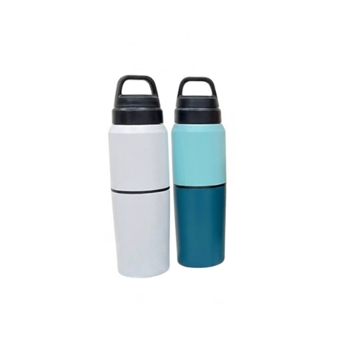 GENERICO - Termo 550ml - Botella + Taza Desmontable - Acero Inoxidable