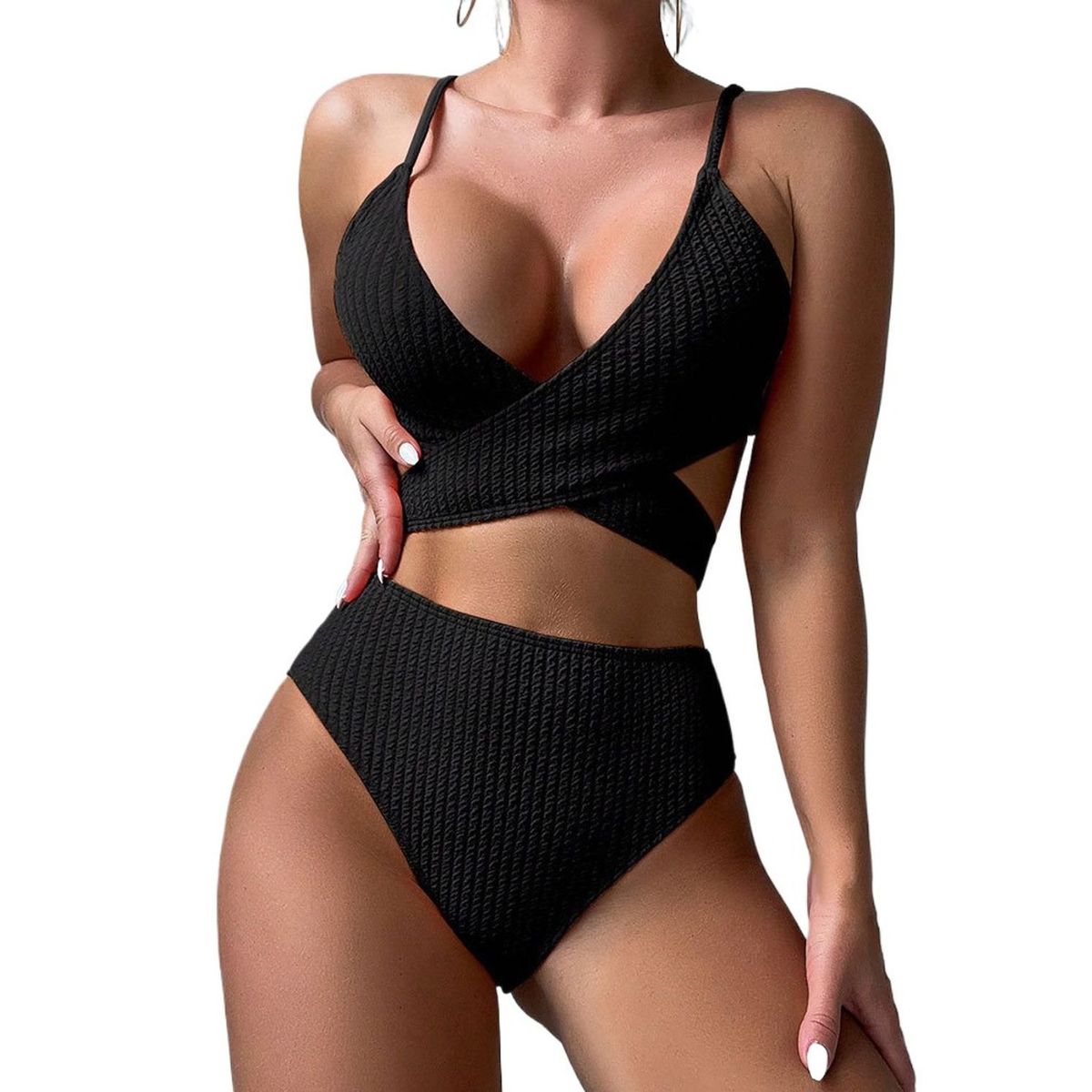 TIOZONEY - Traje de baño y bikinis - Negro