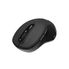 KLIP XTREME - Mouse Inalámbrico Dual Dongle USB-C USB-A 2.4GHz, Ergonómico 7 Botones, 2400 DPI, Alcance 10m, Negro