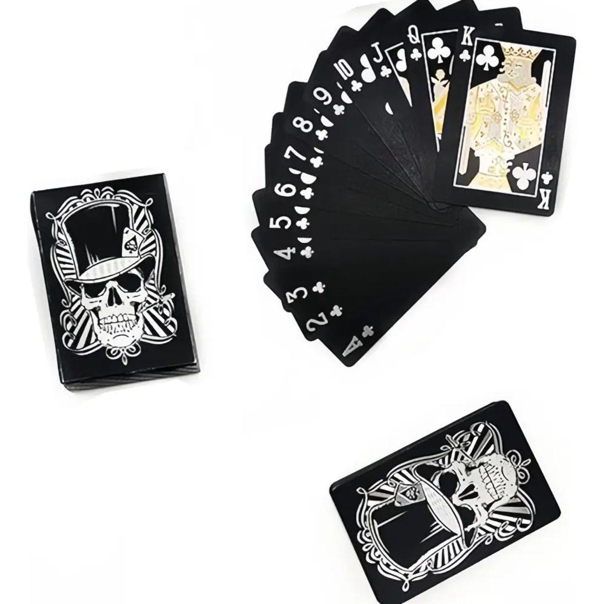 VIDA BUENAS - Baraja Poker Calavera Naipes Pvc Impermeable Naipes
