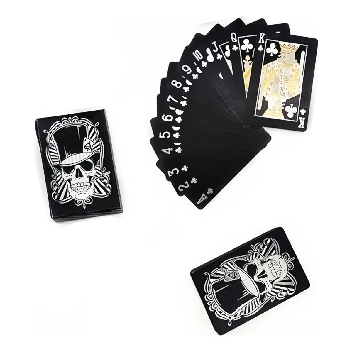 VIDA BUENAS - Baraja Poker Calavera Naipes Pvc Impermeable Naipes