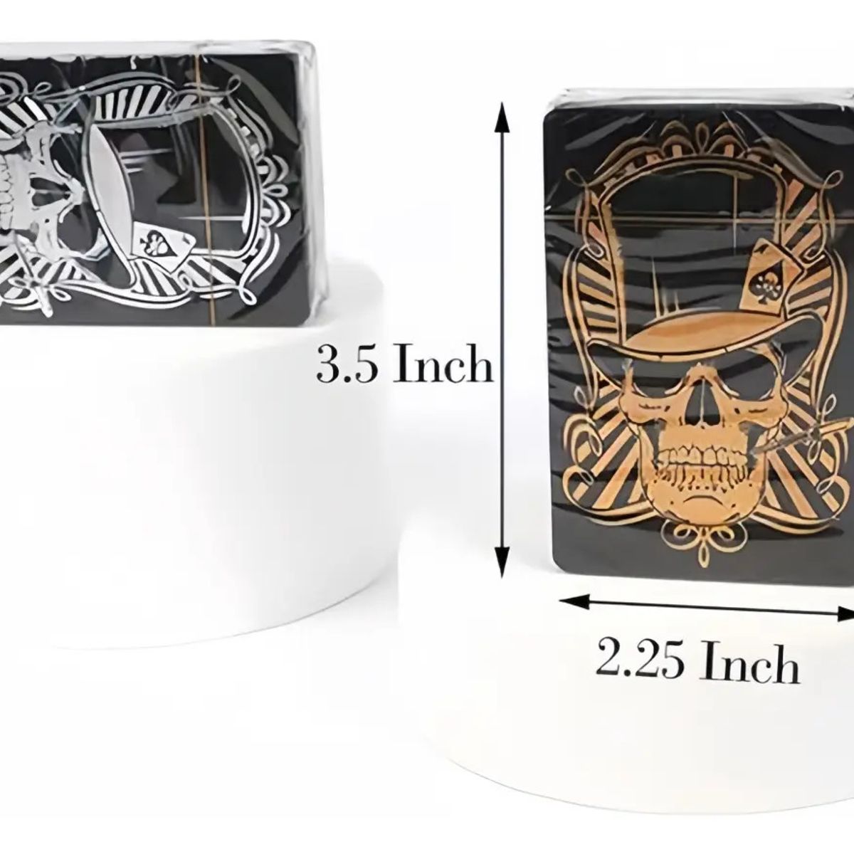 VIDA BUENAS - Baraja Poker Calavera Naipes Pvc Impermeable Naipes