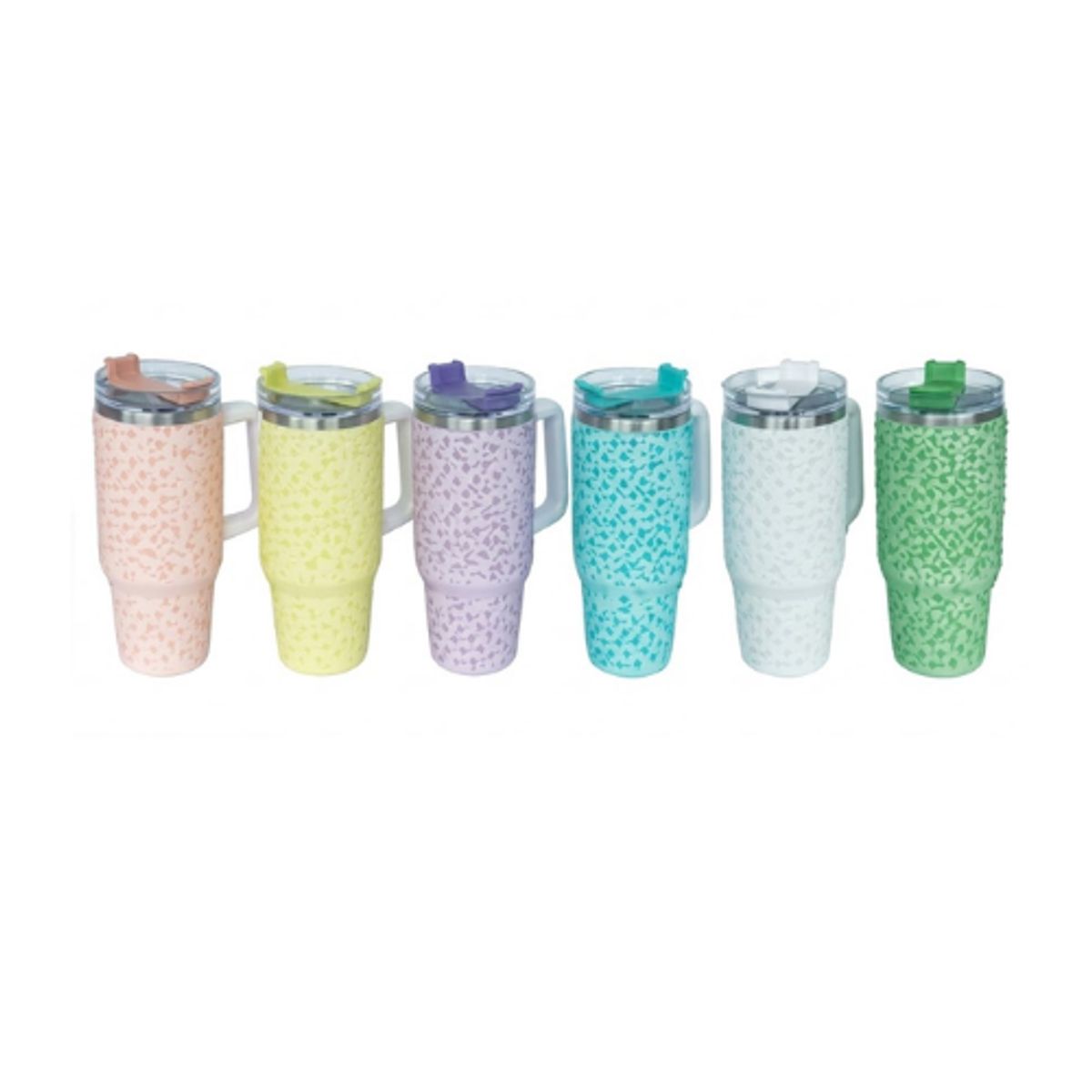 GENERICO - Vaso Térmico Glam 1.2 Litros (40oz) - Perlas y Brillos - Acero Inoxidable