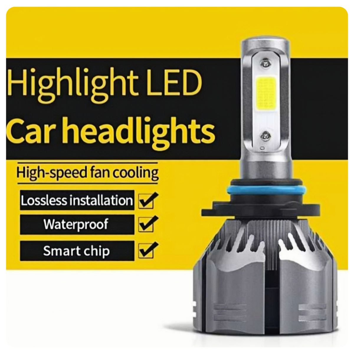 Faro Luz LED H11 R11 Para Auto, Moto, Alta y Baja Intensidad, marca VIDA BUENAS - Foto 2