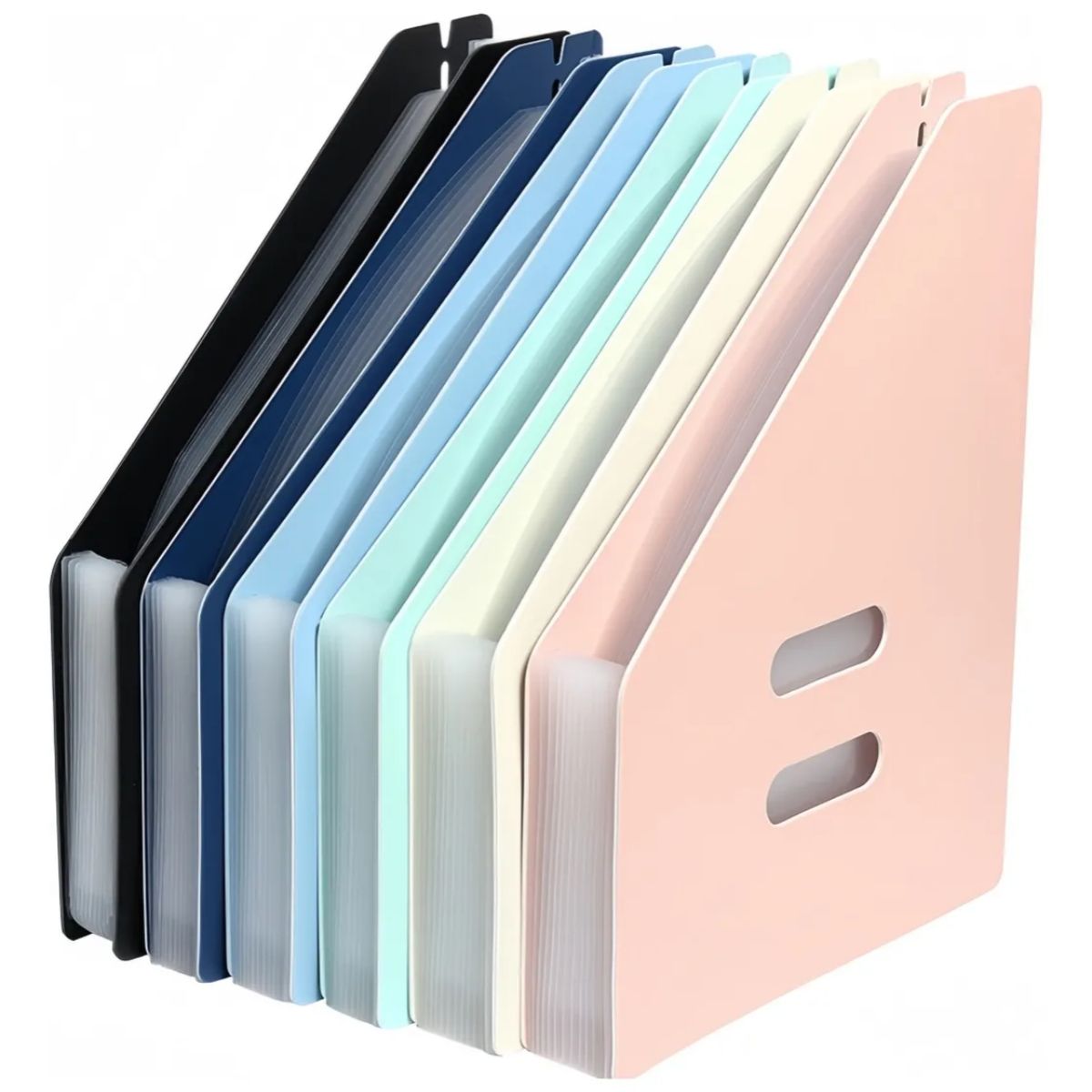 VIDA BUENAS - Carpeta Organizador De Escritorio Papelería De Oficina Rosa