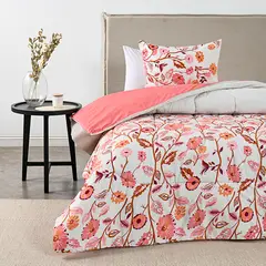 AMERICAN FAMILY - CUBRECAMA PLUMON ESTAMPADO TROPICO BY CANNON 1.5 PLAZAS
