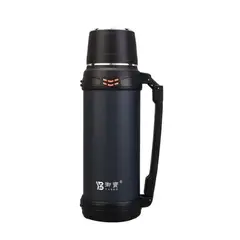 GENERICO - Botella Térmica 2 Litros Acero Inoxidable - Aislamiento 24h con Asa y Tapa Taza