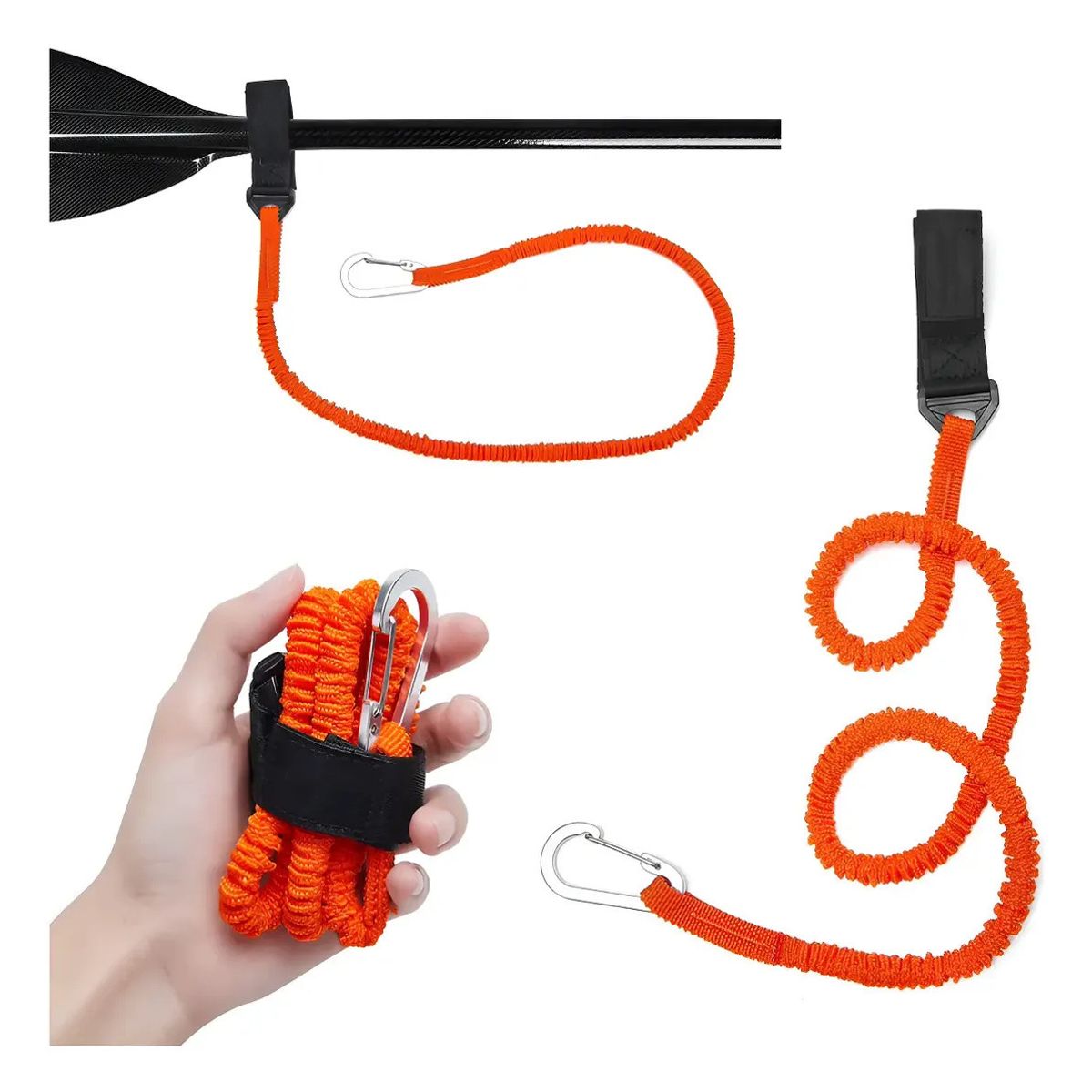 KUANGYE - Leash - Correa Elástica Anticaída Para Kayak  Remos  Cañas