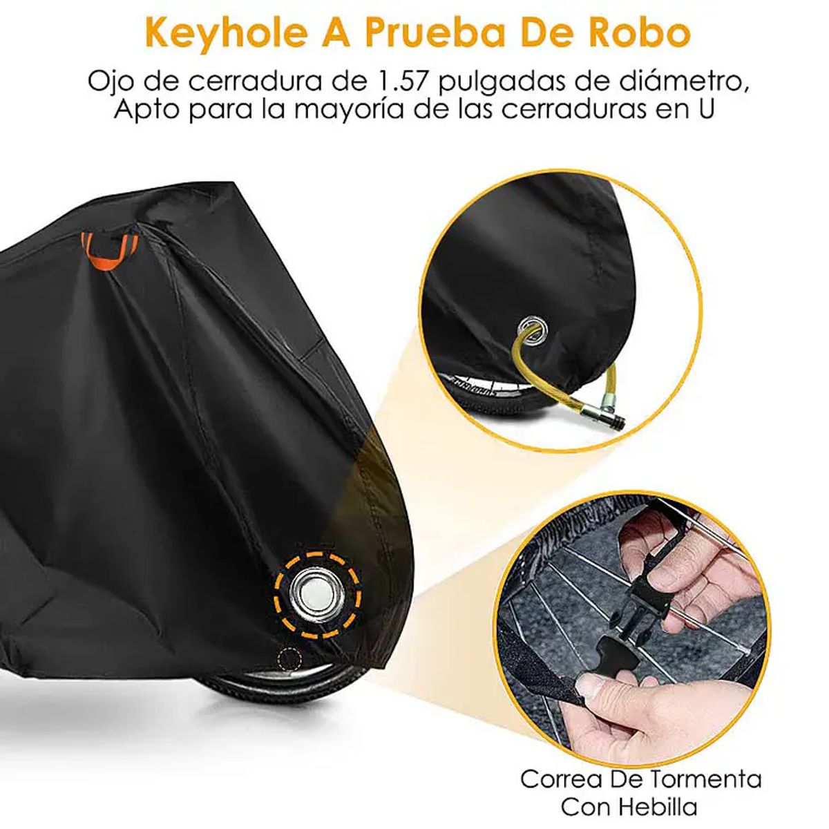 GENERICO - Carpa Cobertor Funda Para Bicicleta Impermeable