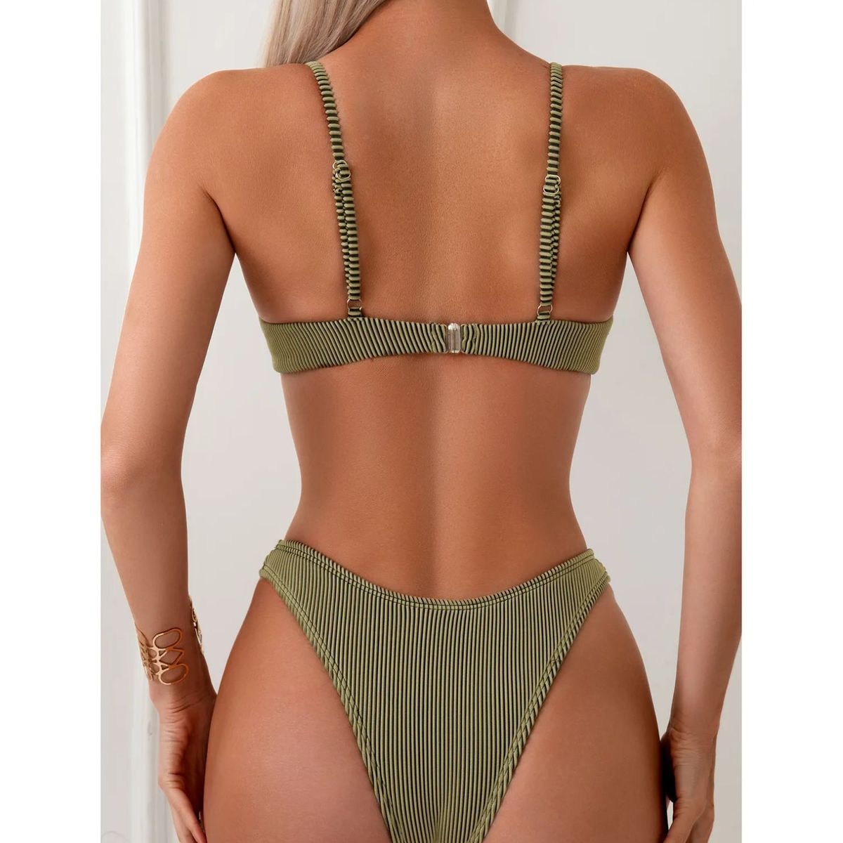 TIOZONEY - Conjunto Bikini Mujer- Negro