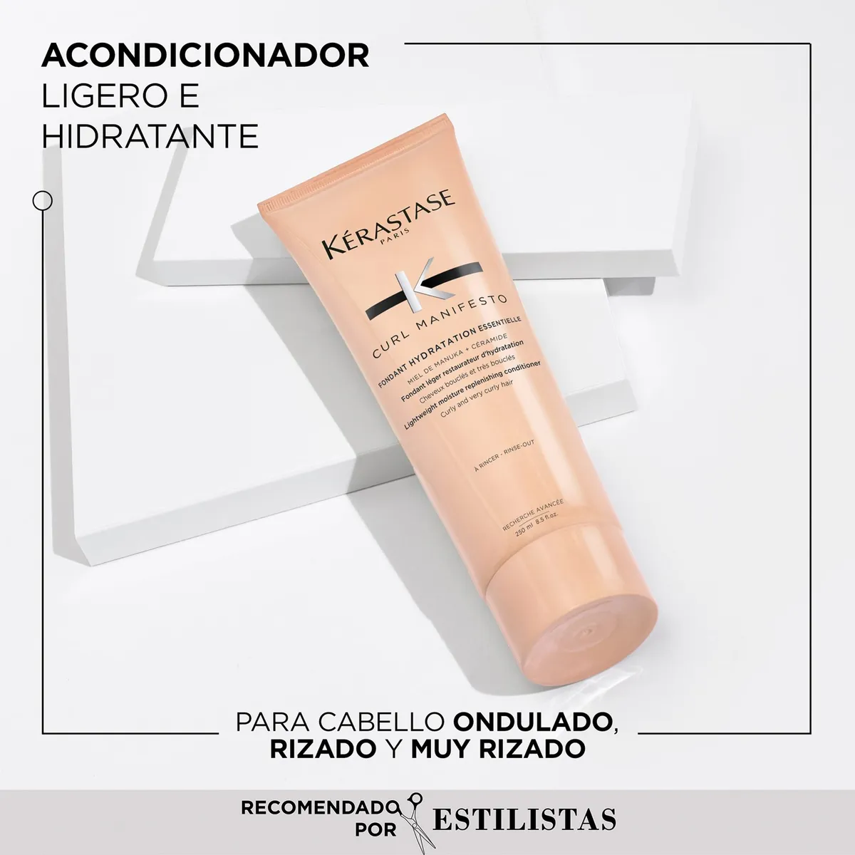 KERASTASE - Acondicionador Hidratante Cabello Rizado Fondant Hydratation Essentielle Curl Manifesto 250ml Kerastase