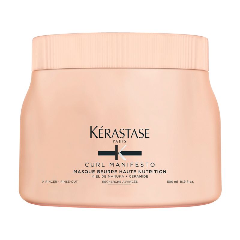KERASTASE - Máscara Nutrición Cabello Rizado Masque Beurre Haute Nutrition Curl Manifesto 500ml Kerastase